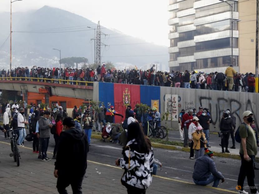 Thousands march in Quito after night of Ecuador protest violence TODAY