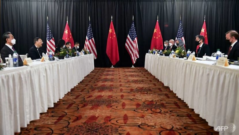 US says China actions 'threaten' global stability at meeting between the countries US says China actions 'threaten' global stability at meeting between the countries