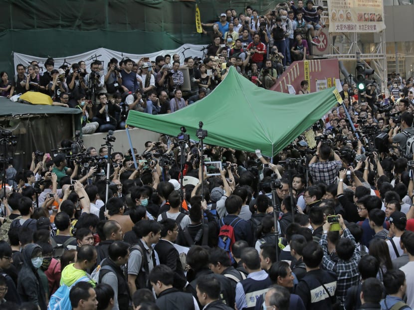 Gallery: Hong Kong protest area cleared, some arrested