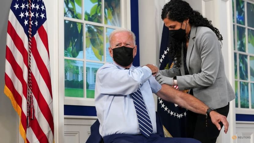Biden gets COVID-19 booster shot as additional doses roll out Biden gets COVID-19 booster shot as additional doses roll out