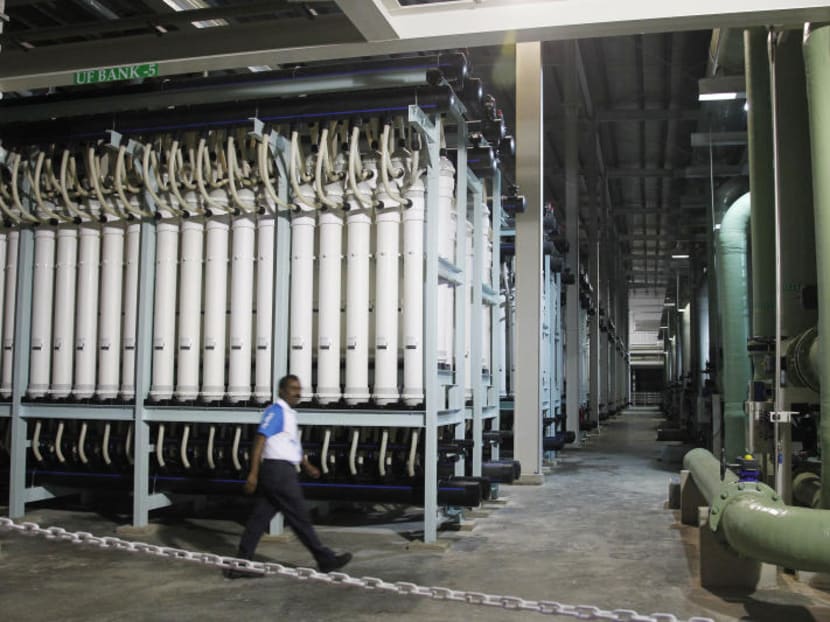 Environment and Water Resources Minister Masagos Zulkifli said the Government cannot justify using taxpayers' money to bail out Hyflux's investors, even as it is taking steps to secure Singapore's water supply by taking over the company's beleaguered Tuaspring desalination plant (above).