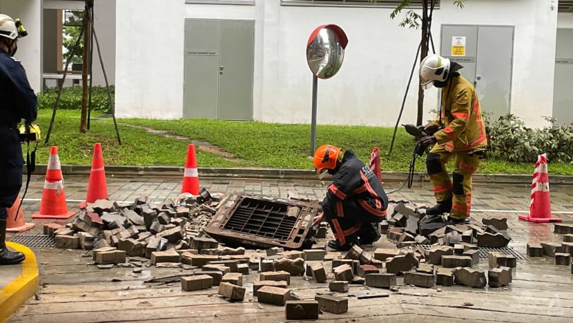 Authorities investigating telco manhole explosion in Bukit Batok West
