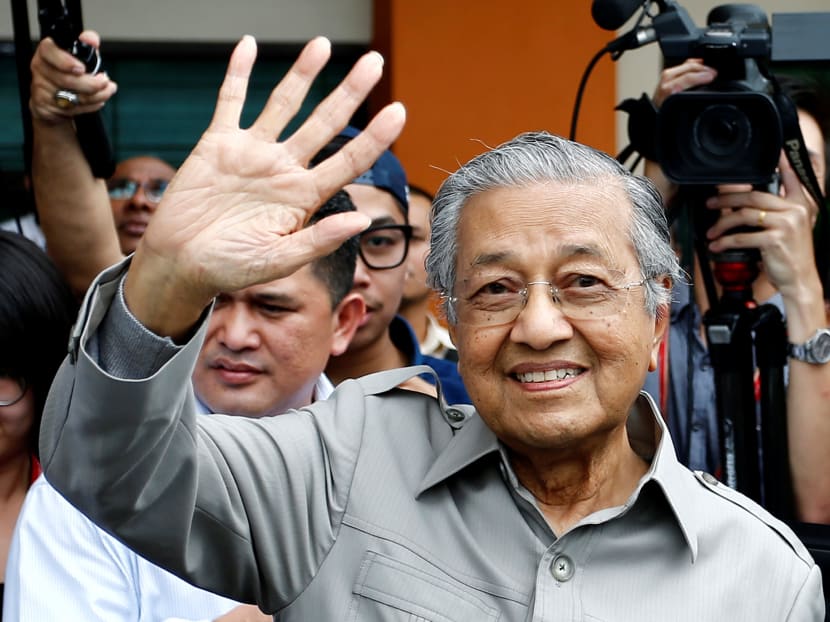 Dr Mahathir said that it was not that he wanted to become the prime minister again, but then others will say Democratic Action Party adviser Lim Kit Siang will become the prime minister, he said, alluding to warnings by the ruling Barisan Nasional that DAP will take over the country if the opposition won the election. Photo: Reuters.