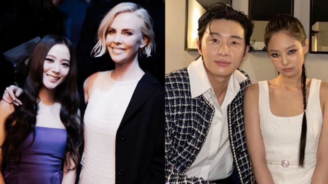 BLACKPINK完美出战时装周！朴叙俊、Charlize Theron争当“保镖”