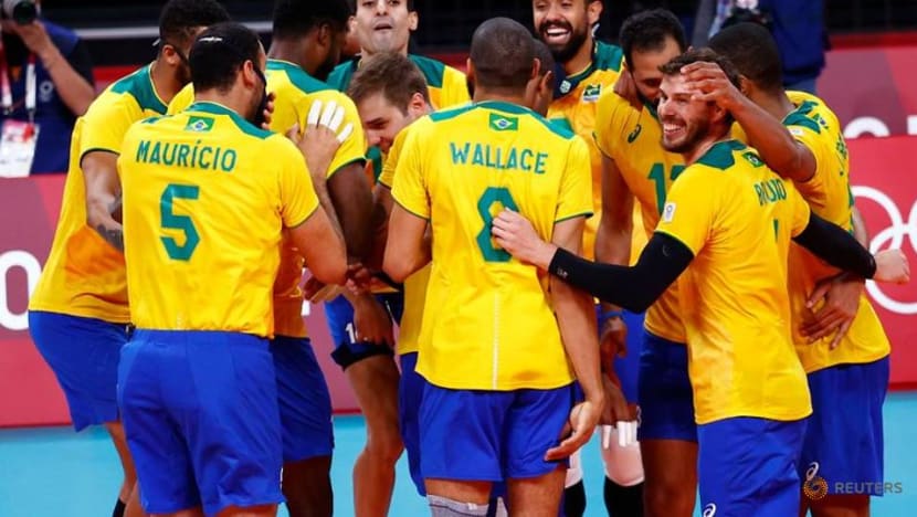 Olympics-Volleyball-Brazil overpower hosts Japan to face ROC in semi-finals Olympics-Volleyball-Brazil overpower hosts Japan to face ROC in semi-finals