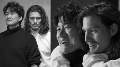 Wakin Chau And His Orlando Bloom Lookalike Son Are Camera-Ready For His New Album