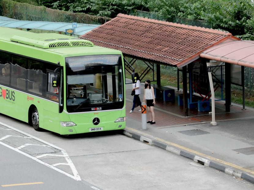 Passengers boarding bus service 700 on Aug 4, 2020.