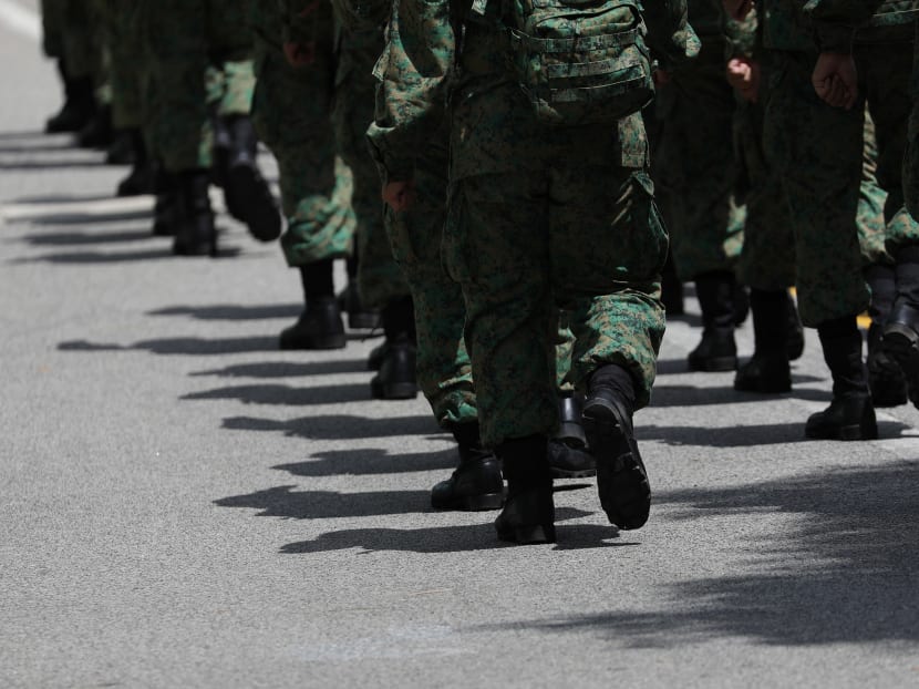 Recruits at Pulau Tekong on June 29, 2021. Recruits at Pulau Tekong on June 29, 2021.