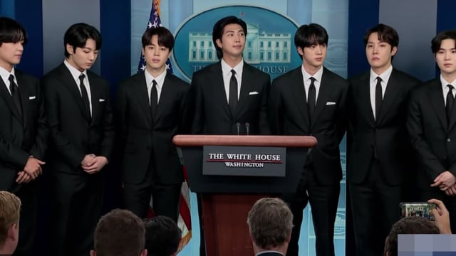 BTS现身白宫英韩双语演说　呼吁停止仇恨歧视