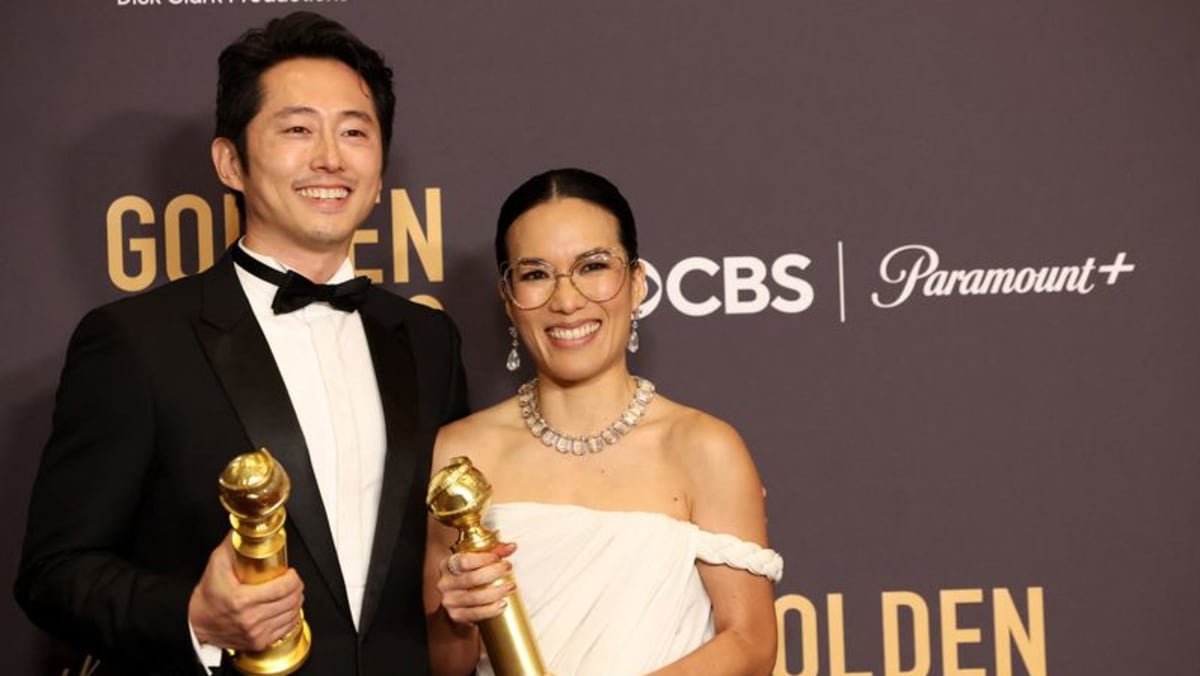Steven Yeun and Ali Wong win at Golden Globes, first Asian