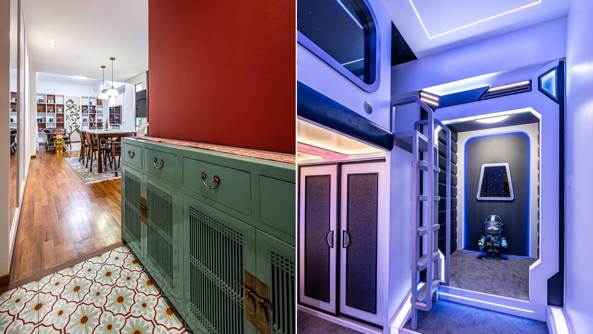 This Eclectic Home Had A $150K Renovation & Now Has Spaceship, Retro ...
