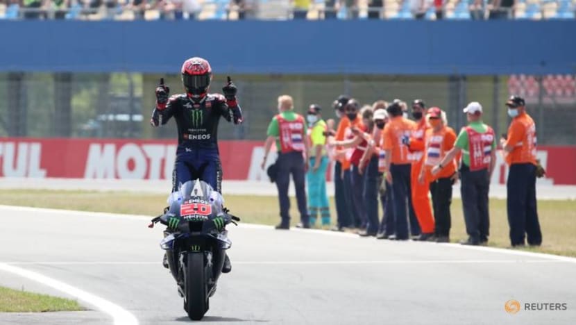 Motorcycling: Quartararo claims dominant Dutch GP victory in Yamaha one-two Motorcycling: Quartararo claims dominant Dutch GP victory in Yamaha one-two