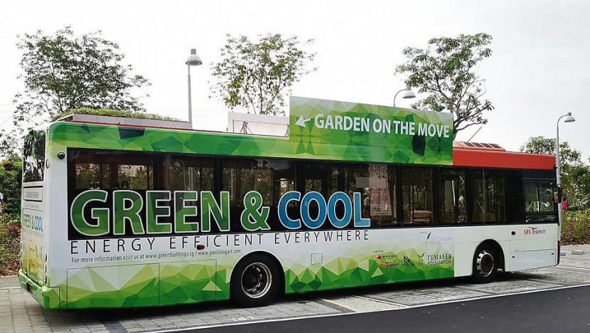 Buses with rooftop gardens to ply Singapore's roads Buses with rooftop gardens to ply Singapore's roads