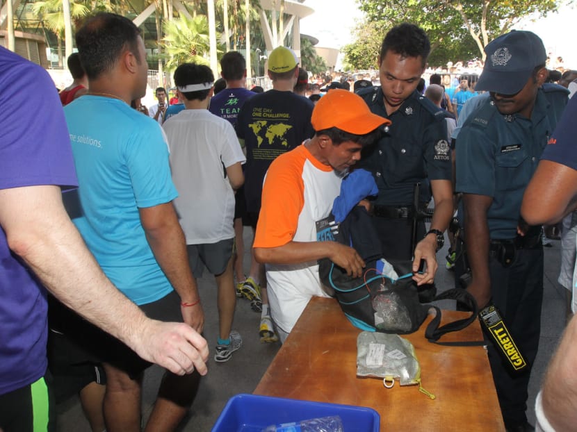 Gallery Heightened security at JP run TODAY