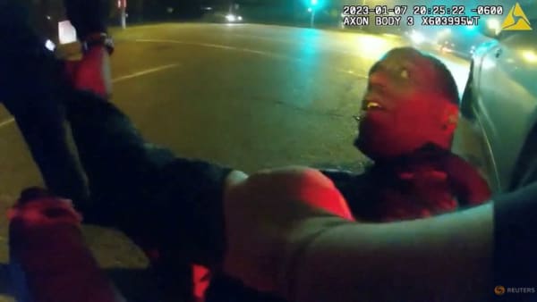 US police officers seen punching, kicking Tyre Nichols after Memphis releases footage of deadly beating
