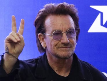 U2's Bono opens Surrender book tour before adoring fans in Manhattan