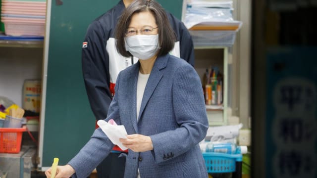 民进党惨败蔡英文请辞 陈其迈代理党主席