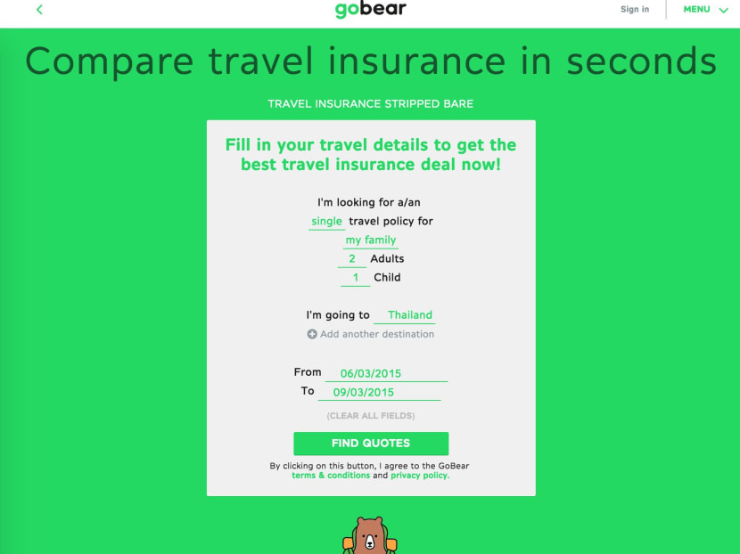 Compare travel insurance in an instant