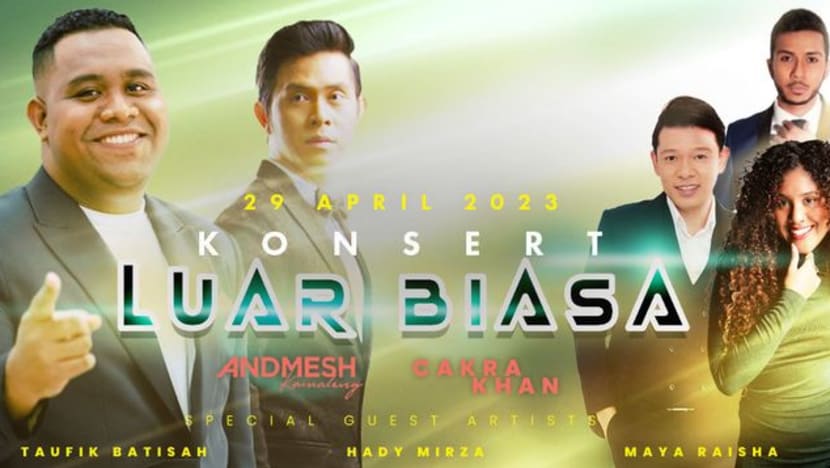 'Konsert Luar Biasa' gabung 5 artis Indonesia, SG 'Konsert Luar Biasa' gabung 5 artis Indonesia, SG