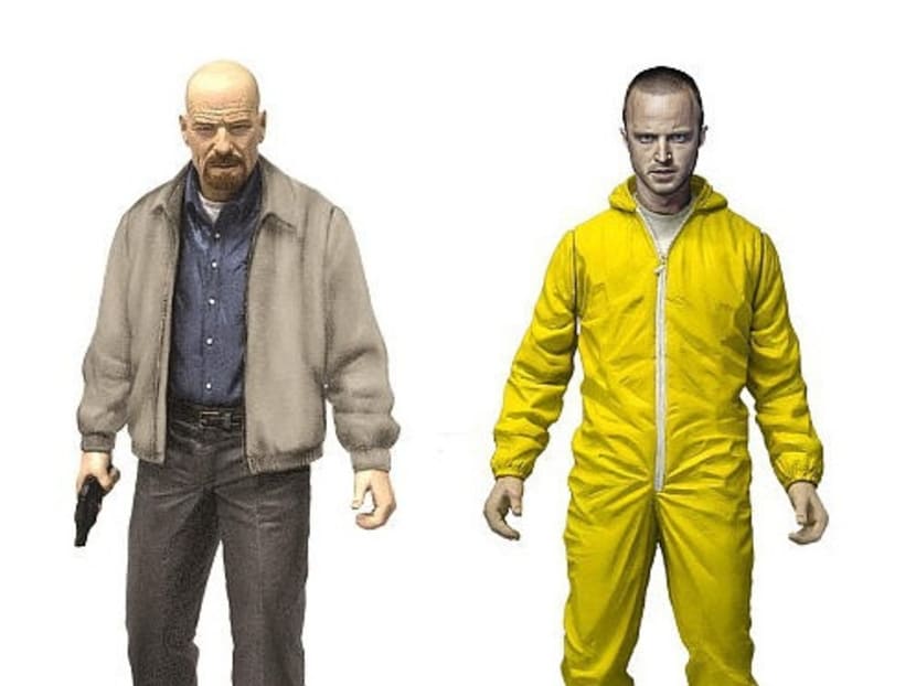 Walter White and Jesse Pinkman are on sale as 6-inch figurines at Toys R Us. One Florida woman has started a petition to remove the dolls from their shelves. Photo: Toys R Us.com