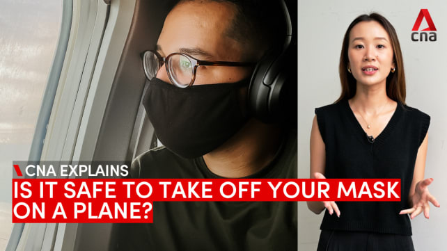 CNA Explains: Is it safe to take off your mask when on a plane? | Video