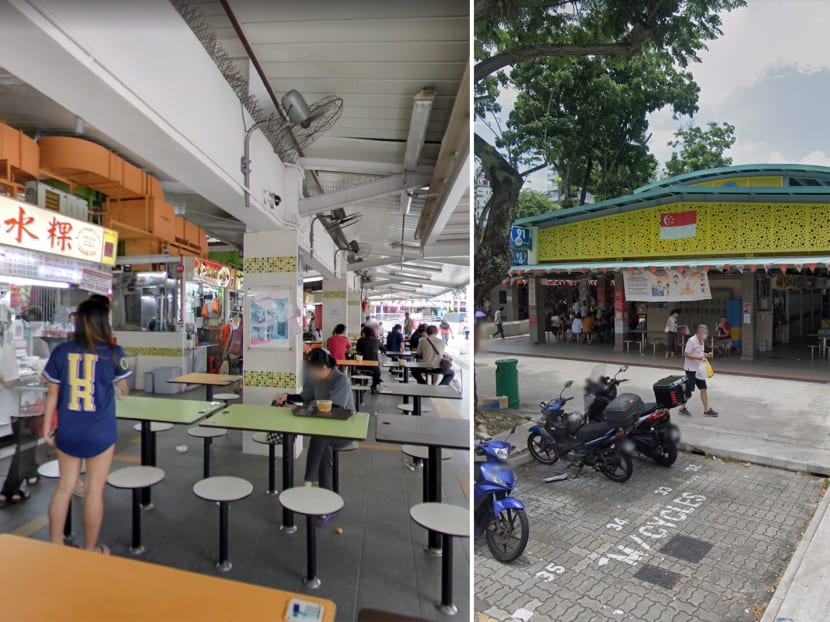 The Ministry of Health has found 22 new Covid-19 cases among those who worked in or visited Clementi 448 Market and Food Centre (left) and another 12 cases at the Whampoa Drive Market (right).