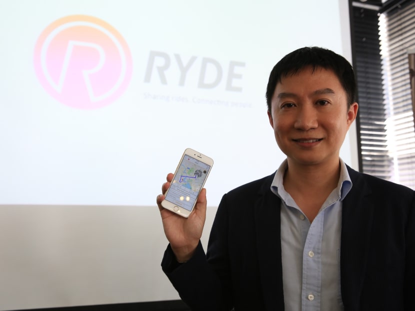 Founder and chief executive of RYDE, Mr Terence Zou. TODAY photo: Koh Mui Fong. Founder and chief executive of RYDE, Mr Terence Zou. TODAY photo: Koh Mui Fong.