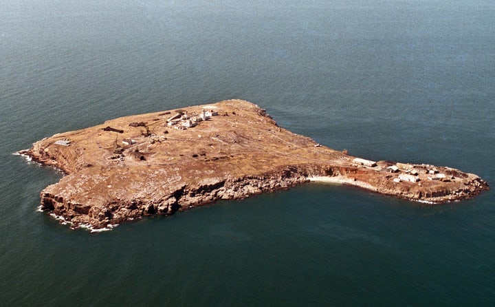 Snake Island in the Black Sea.