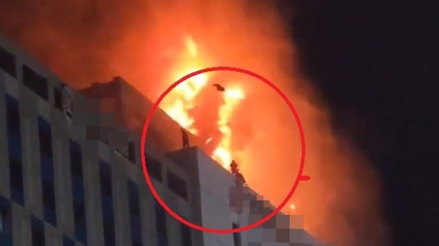 韩国一酒店发生火患 导致54人受伤
