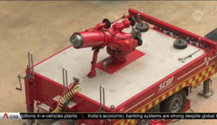 Modular oil tank firefighting system is SCDF’s latest tool in fighting large-scale fires | Video