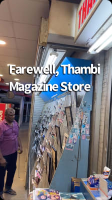 Thanks for the memories, Tambi Magazine Store. 📹 flofongsg