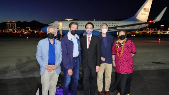 US lawmakers arrive in Taiwan with China tensions simmering