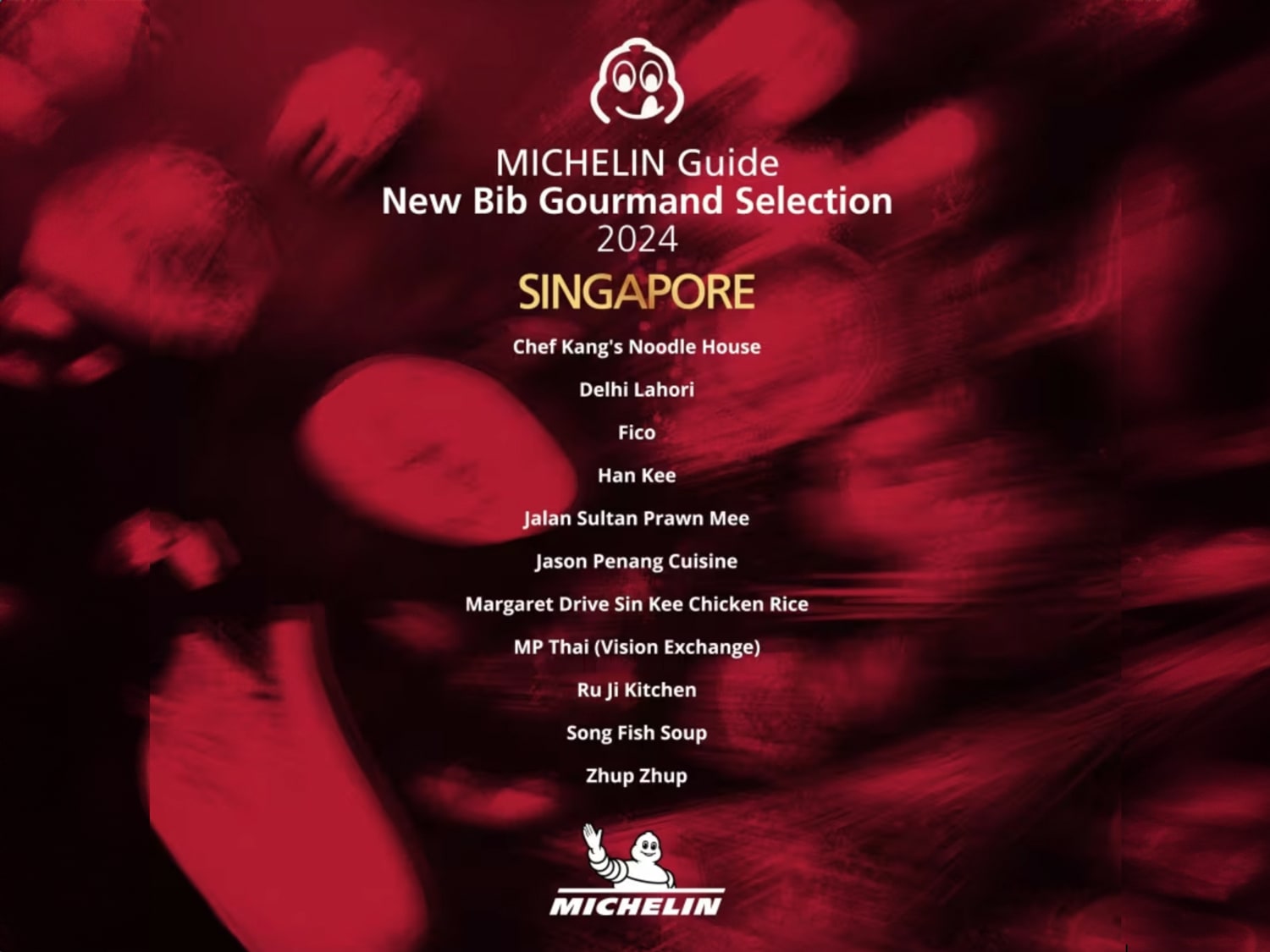 Michelin Bib Gourmand 2024 list 81 eateries in Singapore make the cut