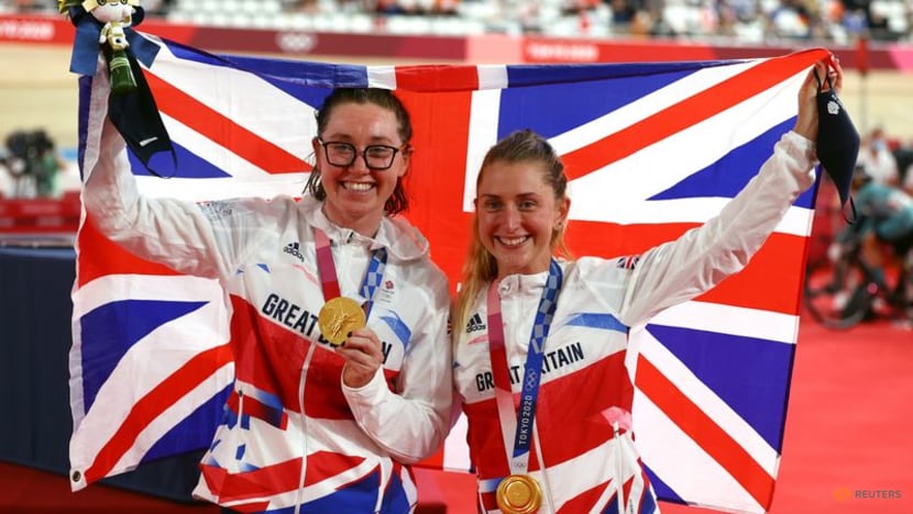 Olympics-Cycling-Golden girl Kenny savours historic madison triumph Olympics-Cycling-Golden girl Kenny savours historic madison triumph