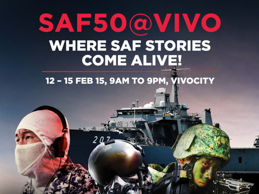 The SAF's 50th anniversary celebrations will kick off at VivoCity. Photo: MINDEF