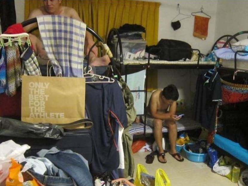 On Feb 24, 2018, auxiliary police officers raided a two-storey terrace house at Jalan Kemajuan in MacPherson and found 15 foreign workers living in it, which was against regulations. On Feb 24, 2018, auxiliary police officers raided a two-storey terrace house at Jalan Kemajuan in MacPherson and found 15 foreign workers living in it, which was against regulations.