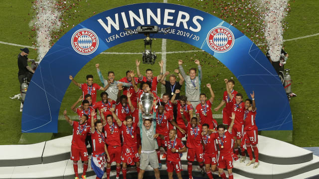 欧冠杯决赛：拜仁慕尼黑六度摘冠
