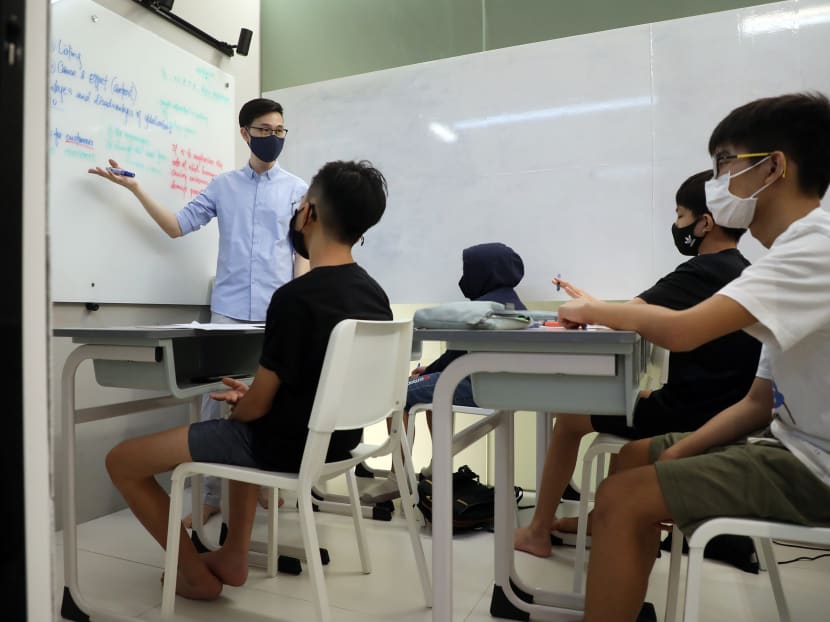 The Big Read: Singapore’s endless love affair with private tuition just got deeper with Covid-19