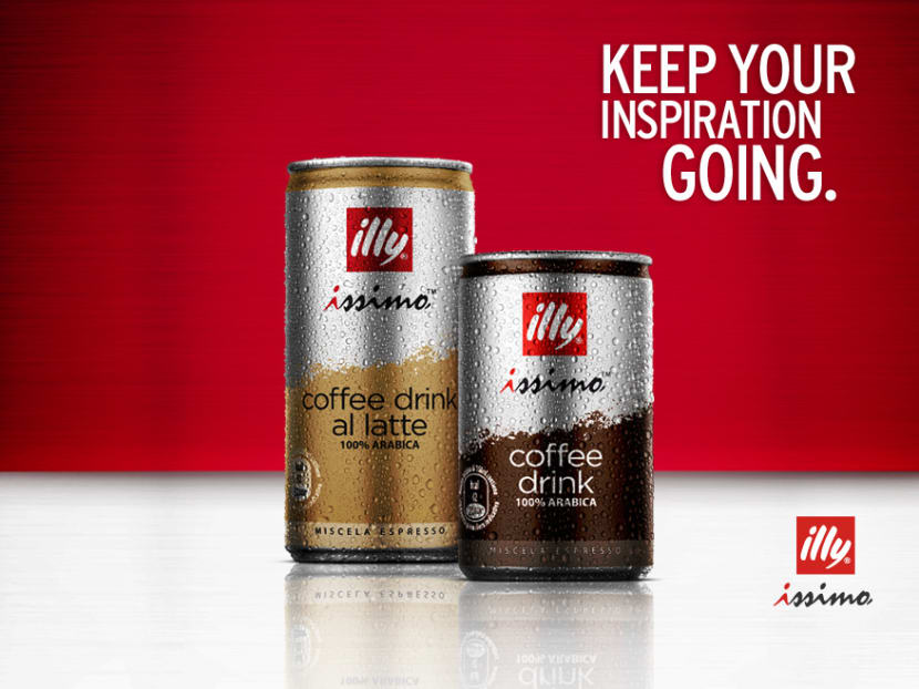 Illy's issimo range of can coffees that can be served cold. Photo taken from Illy website.