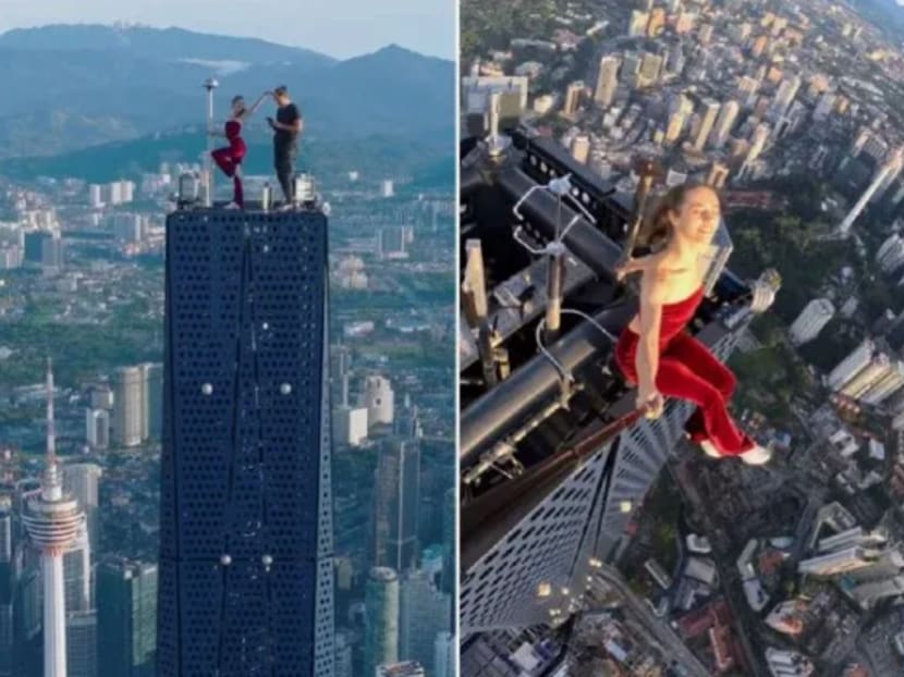 The duo is famous for scaling skyscrapers across the globe.