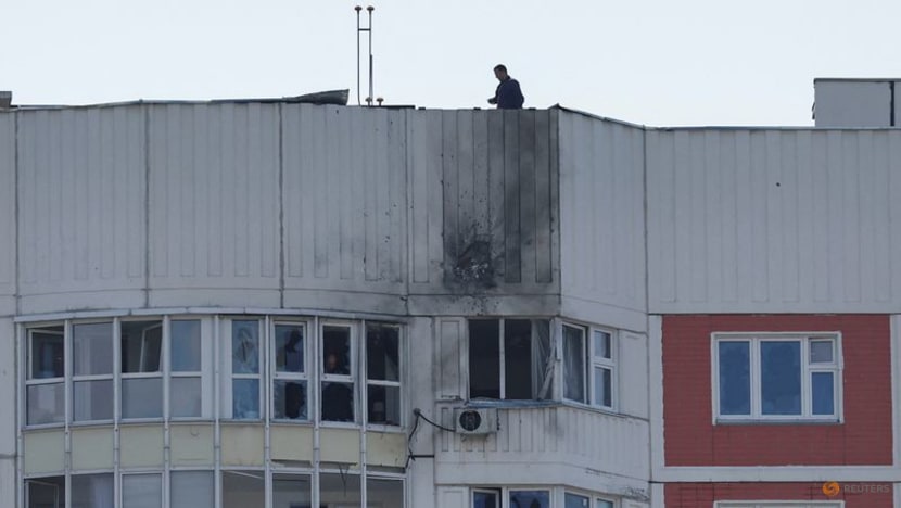 Russia reports attacks on oil refineries and town near border with Ukraine Russia reports attacks on oil refineries and town near border with Ukraine