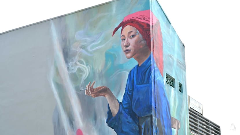 Smoking samsui woman mural to be retained in full, building owner fined for not seeking approval