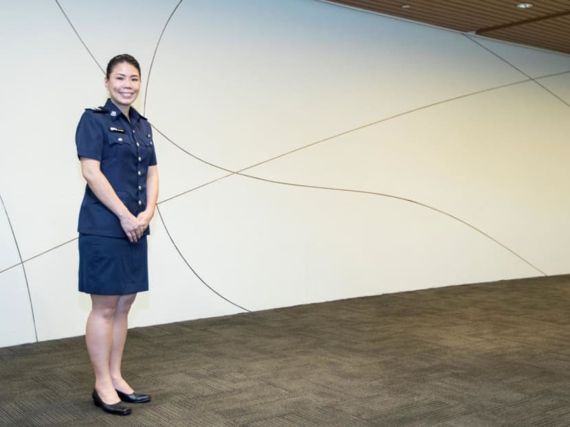 What does it take to be a female investigation officer in Singapore?