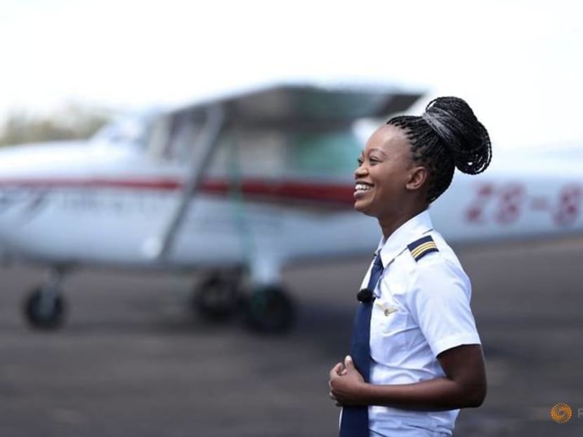 South Africa's first female Black helicopter pilot teaches others to bust the glass ceiling South Africa's first female Black helicopter pilot teaches others to bust the glass ceiling