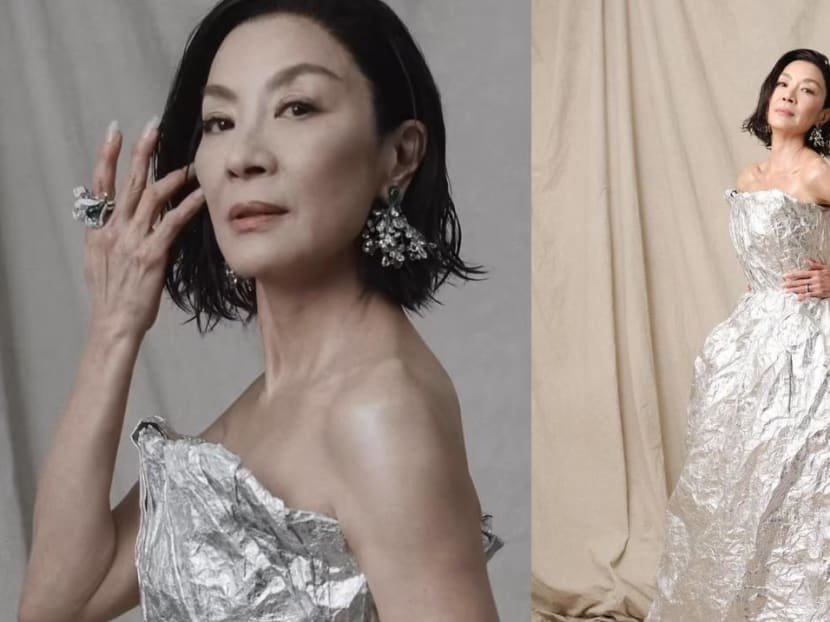 Michelle Yeoh's Met Gala gown mocked for looking like 'crumpled aluminum foil', but that's the look she was going for