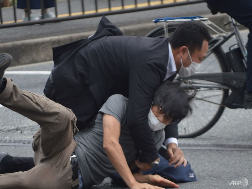 Man taken into custody after former Japanese prime minister Shinzo Abe shot