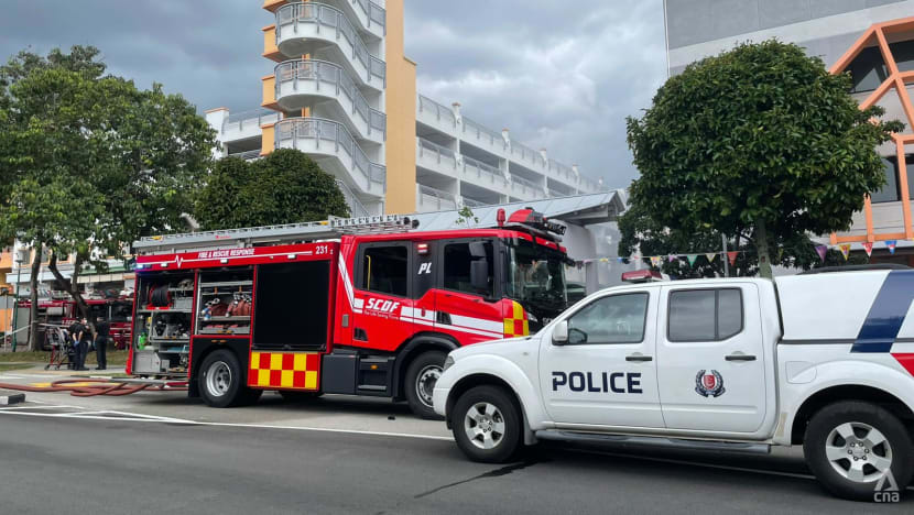  Fire breaks out at Tampines coffee shop, disrupting operations