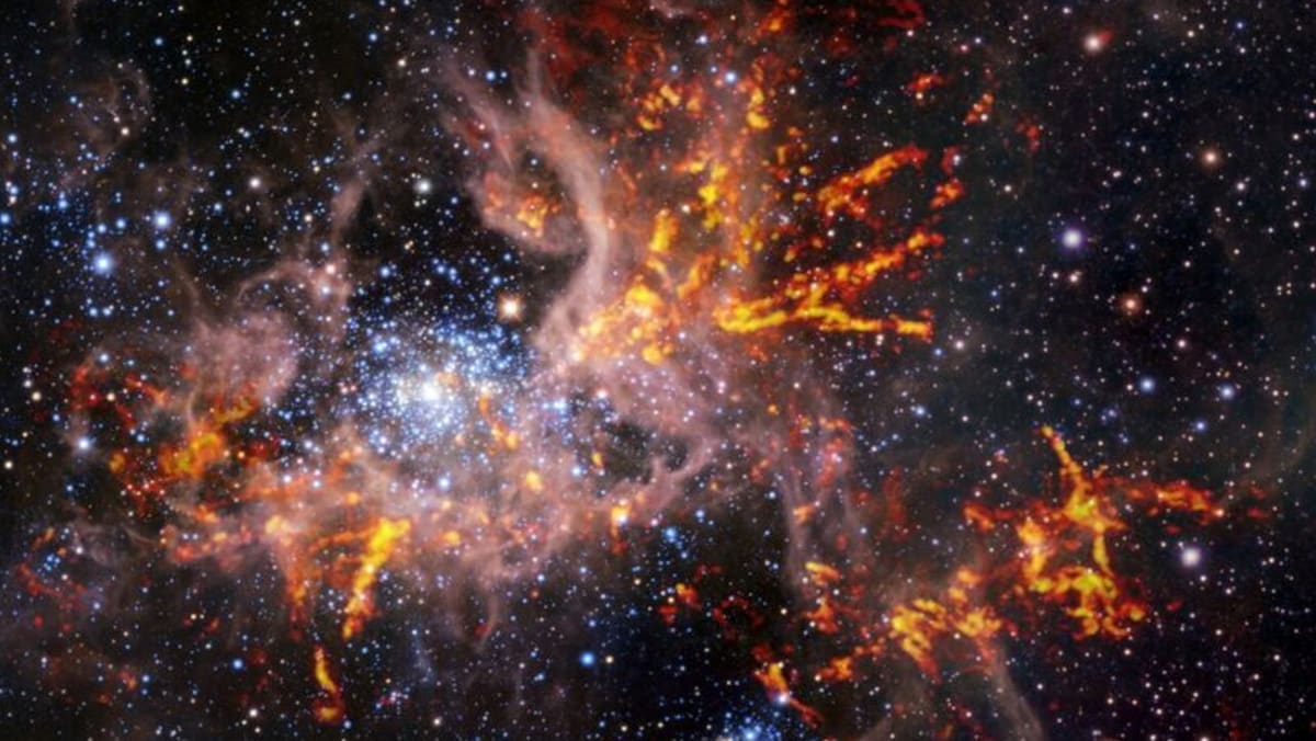En la Nebulosa de la Tarántula, una vista impresionante del nacimiento de las estrellas