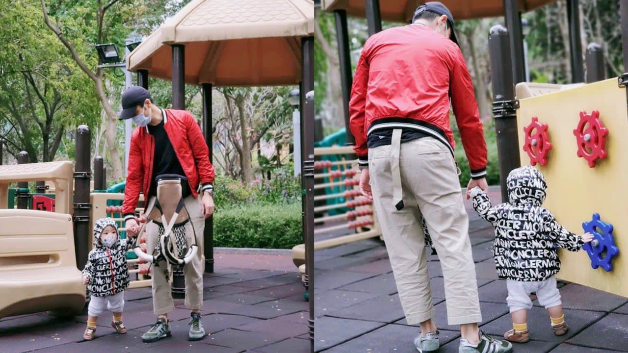Kevin Cheng And His 13-Month-Old Son Mask Up As They Go To The Playground Kevin Cheng And His 13-Month-Old Son Mask Up As They Go To The Playground