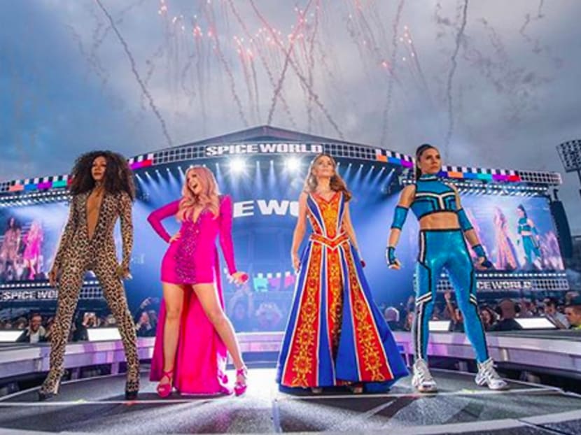 Spice Girls kick off reunion concert in Dublin, but no one can hear what they're singing